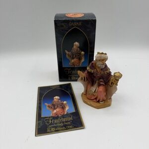 Vintage Fontanini King Gaspar Figurine Heirloom Nativity 5" Collection 1992